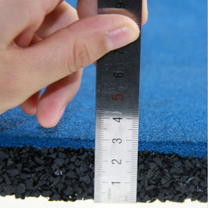 健身房马摊用防潮防滑自然回收橡胶瓷砖地板 - Product Image 5