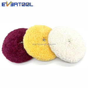 Tampon de polissage EVERTOOL 100% laine double face 9/10 pouces-Tampons de polissage en laine pour ponçage de <span class=keywords><strong>carrosserie</strong></span> ou de finition de métal - Product Image 6