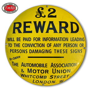 Plaque en émail de porcelaine découpée vintage américaine <span class=keywords><strong>Esso</strong></span> Tiger - Product Image 5