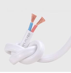 Weißes Flachkabel mit zwei Leitern für LED-Streifen, Verlängerungskabel für LED-Band, Lampen und Beleuchtung - Product Image 2