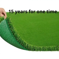 Tapis de gazon synthétique vert, gazon artificiel, tapis d'extérieur en plastique pour maternelle, tapis de balcon en herbe artificielle