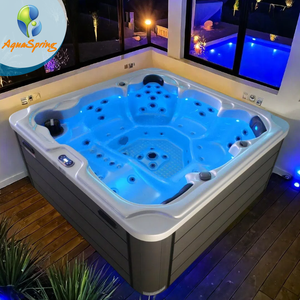 Di alta qualità Balboa vasche idromassaggio per 6 persone Hydro massaggio in <span class=keywords><strong>terra</strong></span> vasche idromassaggio vasche idromassaggio vasche idromassaggio <span class=keywords><strong>jacuzzi</strong></span> con 68 getti - Product Image 1