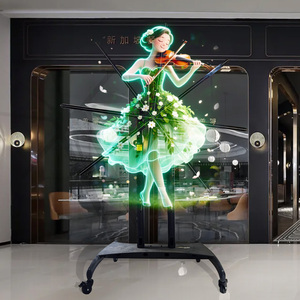 Coeus <span class=keywords><strong>2025</strong></span> New <span class=keywords><strong>3D</strong></span> Hologram hiển thị 2512 LED 180cm chiếu LED Đăng ba chiều quảng cáo máy hỗ trợ video lễ hội - Product Image 1