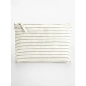 Sacchetto a righe in cotone biologico per merchandising sostenibile - Product Image 3