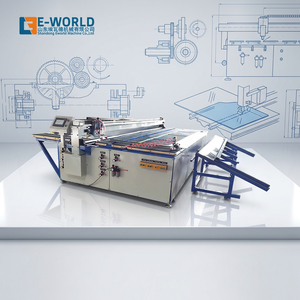 Machine de découpe de verre feuilleté semi-automatique EWORLD haute précision 19KW avec PLC et pompe - Product Image 1