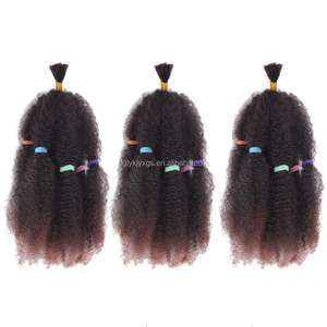 <span class=keywords><strong>Hot</strong></span> <span class=keywords><strong>Sale</strong></span> Afro <span class=keywords><strong>Kinky</strong></span> Hair Bulk Extensions Eenvoudig Gehaakte Vlechten Voorgespannen Vlechten Groothandel Expressie Vlecht Gehaakt Haar - Product Image 3