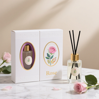 Boîte de papier de diffuseur d'huile parfumée d'aromathérapie Boîte de diffuseur de roseau de luxe de haute qualité avec logo personnalisé d'usine