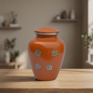 Keepsake Urn Ceramic Ash Cremation <b>Memorial</b> Jar with Lid Decorative Grave <b>Stone</b>-American Style Pet Indian Home Crafts - Product Image 1