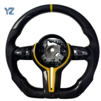 Volant en fibre de carbone personnalisé YZ pour BMW E46 E60 E61 E65 E66 E81 E82 E83 Z4 E89 E91 E90 E92 E93 E39