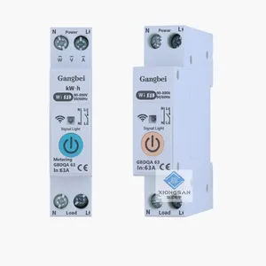WIFI smart circuit breaker measurement Wireless remote control switch GBDQ 63 63A 1P for smart home