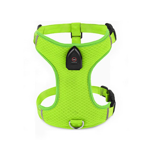 Arnés de malla para perros con luz LED verde intermitente para pasear mascotas - Product Image 5