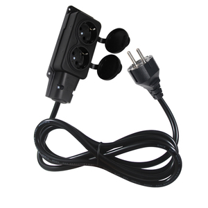 3 Way Outlet Heavy Duty Extensão Soquete 250V 16A Europeia <span class=keywords><strong>Schuko</strong></span> <span class=keywords><strong>Plug</strong></span> 3 Pin H07RN-F 1.0mm2 1.5mm2 Cabo 5M 10M - Product Image 3