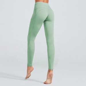 Mujeres Atlético polainas de Yoga con bolsillos Stretch <span class=keywords><strong>Fitness</strong></span> pantalones de Yoga - Product Image 4