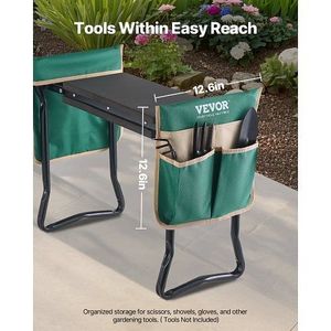 W2B Heavy Duty 8 \ "EVA Pad pieghevole sgabello da giardino inginocchiatoio e panca da giardino per accessori da lavoro in giardino - Product Image 4