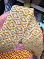 REWIN vente en gros d'accessoires de sac ceinture de garniture de sangle de guitare tissée épaisse et personnalisée de 2 pouces de large sangle en coton doux Jacquard