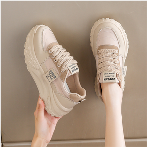 <span class=keywords><strong>Scarpe</strong></span> <span class=keywords><strong>da</strong></span> donna <span class=keywords><strong>con</strong></span> <span class=keywords><strong>suola</strong></span> <span class=keywords><strong>alta</strong></span> kaki alla moda <span class=keywords><strong>scarpe</strong></span> <span class=keywords><strong>da</strong></span> passeggio Casual alla moda che aumentano <span class=keywords><strong>la</strong></span> caratteristica comoda in pelle autunno - Product Image 5