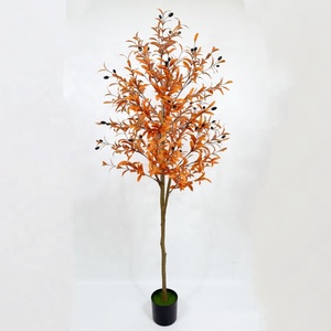 <span class=keywords><strong>Pour</strong></span> le commerce extérieur, <span class=keywords><strong>grand</strong></span> arbre artificiel d'<span class=keywords><strong>olivier</strong></span> aux couleurs d'automne, en <span class=keywords><strong>pot</strong></span>, sur pied, multi-tailles, <span class=keywords><strong>pour</strong></span> la maison - Product Image 1