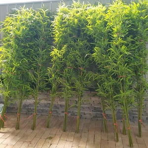 Plantes en pot artificielles en <span class=keywords><strong>bambou</strong></span> d'arbre de <span class=keywords><strong>bambou</strong></span> en plastique chinois pour la décoration extérieure d'intérieur - Product Image 1