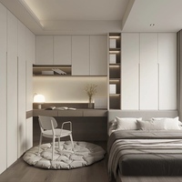 Schlafzimmermöbel Tatami Kleines Familien-Hochzeitsbett Hochbett mit Stauraum Hotel Multifunktionales Kingsize-Doppelbett