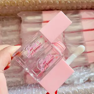 Mirror led light color changing pigment for big applicator custom lip gloss wand tubes labels pink essential oil containers