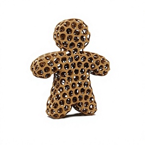 Jouet à presser creux imprimé en 3D, jouet anti-stress très élastique, renforceur de force de préhension, balle d'exercice, jouet sensoriel à presser - Product Image 2