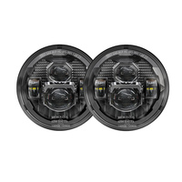 Phares LED DOT Emark de 7 pouces pour Suzuki Samurai 1986-1995, accessoires, phare Halo pour Suzuki LJ10-80 SJ 413/410, pièces détachées