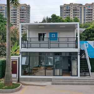 Vendita Diretta Fabbrica Stile di Tendenza <span class=keywords><strong>Bungalow</strong></span> Modulare Duplex a Due Piani da 40 Piedi Case Container <span class=keywords><strong>con</strong></span> Bagno e Cucina Antiumidità e Toilette - Product Image 2