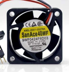 Quạt làm mát Sanyo 12V 48V Dc24V 0.076A 4Cm 40x40x20mm 4020 Abb Không thấm nước Quạt làm mát 9wf0424f6d03 - Product Image 1