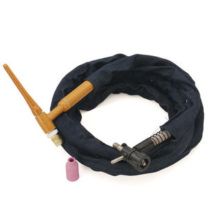 Torche de soudage TIG QQ150 160 sur mesure avec connecteur à écrou à écran d'air, câble en acier inoxydable refroidi par air, type droit - Product Image 3