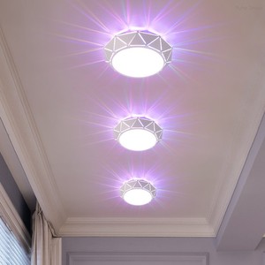 Lámpara de Techo Acrílica Moderna Nórdica, Pequeña, para Pasillo y Corredor Interior, Luz LED con Clasificación IP33, Alimentación CA - Product Image 1