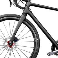 Cadre de vélo de gravier ICAN Super Light Carbon Xgravel avec frein à disque et pneus 700*40C
