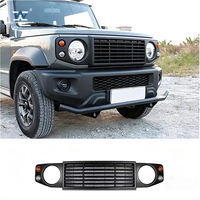 Meilleures ventes en gros : Accessoires 4x4 Jimny 18-26, Grille avant de pare-chocs centrale en ABS peint avec feux LED