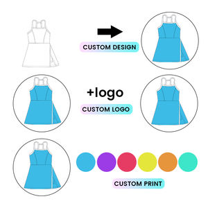 Kerui Summer Baby Girl Kids <strong>Dress</strong> Clothes Sports Fitness Yoga Wear Girls Sleeveless Custom Color Kids <strong>Dresses</strong> for Girls - Product Image 6