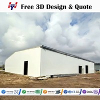 Construcción Rápida de Almacenes con Estructura de Acero, Fábrica, Taller, Sistema de Construcción de Estructuras Metálicas Pre-fabricadas