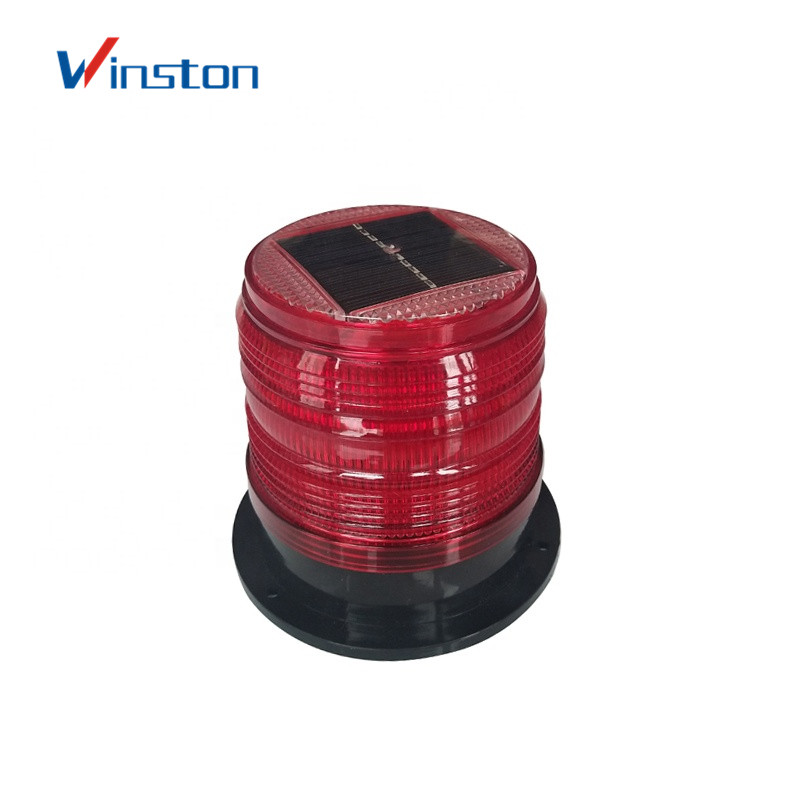 LED Solar MINI Flashing Emergency Warning Light For Road Construction Safety Equipment Traffic