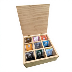 Wooden <b>Tea</b> Storage <b>Box</b> with Lock and Glass Window Handmade Multifunction Sustainable <b>Tea</b> Organizer for Eco-Friendly Living - Product Image 6