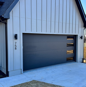 Portes <span class=keywords><strong>de</strong></span> <span class=keywords><strong>garage</strong></span> doubles automatisées en acier sectionnelles modernes, étanches, pour extérieur, personnalisables, finition <span class=keywords><strong>de</strong></span> surface, vente en gros usine - Product Image 5