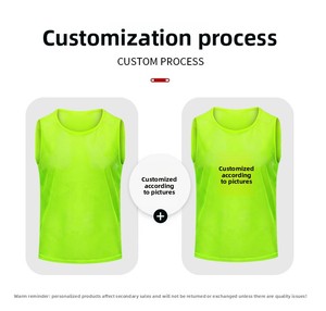 Gilet d'entraînement <span class=keywords><strong>de</strong></span> football unisexe <span class=keywords><strong>grande</strong></span> <span class=keywords><strong>taille</strong></span> en nylon/cachemire à imprimé maille large pour activités <span class=keywords><strong>de</strong></span> team building transfrontalières - Product Image 3
