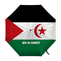 Parapluie Automatique de Haute Qualité à Ouverture et Fermeture Entièrement Automatiques, Imprimé Drapeau National, Style Créatif, pour Spectateurs de Matchs Sportifs en Arménie