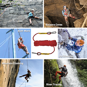 <span class=keywords><strong>Cuerda</strong></span> de Seguridad Trenzada de Poliéster Suave de Alta Resistencia de 10 mm para <span class=keywords><strong>Escalada</strong></span> en Exteriores, 10 m (32 pies) - Product Image 6