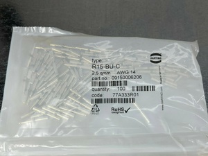 09150006206 Harting Han <span class=keywords><strong>D</strong></span> <span class=keywords><strong>F</strong></span> a crimpare contatto Ag AWG 14 connettore placcato spilla Harting originale - Product Image 4