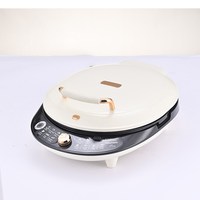 Machine à crêpes électrique avec plaques amovibles, appareil multifonction pour petit-déjeuner, gaufrier et machine à sandwichs