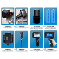 Impresora de Inyección de Tinta Portátil Willita de 12.7mm para Metal, Tuberías, Acero y Tela, Secado Rápido, 600DPI, Impresión de Fecha, Lote y Código QR