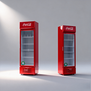 <span class=keywords><strong>Vitrine</strong></span> réfrigérée commerciale pour boissons avec logo personnalisé, éclairage LED, refroidissement direct par air, sans givre - Product Image 5