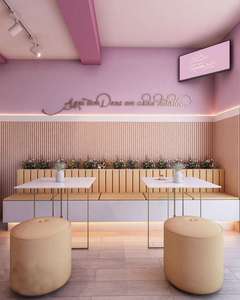 Quiosco y Barra de Cafetería Personalizados |   Muebles Modernos para Cafetería con Iluminación LED |   Diseño de Interiores para Panadería y Cafetería - Product Image 5