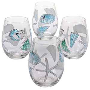 Phong Cách Biển Thiết Kế Tay Sơn Emboss Mô Hình Thủy Tinh Stemware Cốc Trang Trí Rượu Vang Thủy Tinh Đồ Uống Cốc Thủy Tinh - Product Image 5