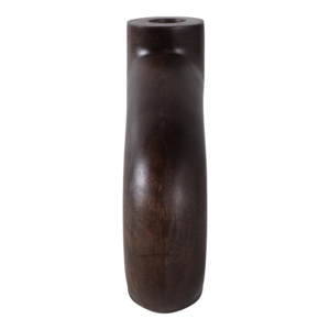 Vaso in Legno di Mango Intagliato, Vaso Decorativo Moderno per Soggiorno, Camera da Letto, Ufficio, Decorazioni per la Casa - Product Image 3