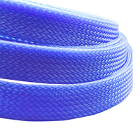 Funda de cable trenzado extensible PET, Protector de cable, tubo de telar de alambre automotriz, envoltura de malla, protección de funda de cable