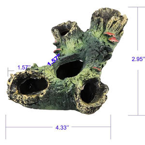 수족관 장식용 12 럭셔리 인공 수생 식물 유목 뿌리 세트 플라스틱 물고기 5W 생활 용 포장 가방 - Product Image 4