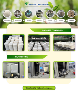 Assiettes et bols en bagasse végétale robustes et compostables pour événements écologiques et services de traiteur - Product Image 5